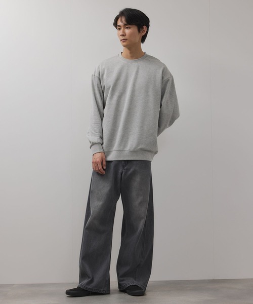NAVY tシャツ 「ユニセックス」オーバーサイズクルーネックスウェット