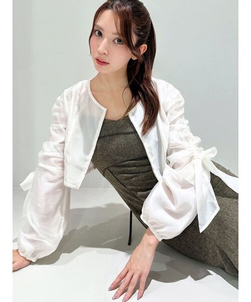 ブルゾン ery123様 SINSS ブルゾン アウター 2way bal collar blouson / バルカラー