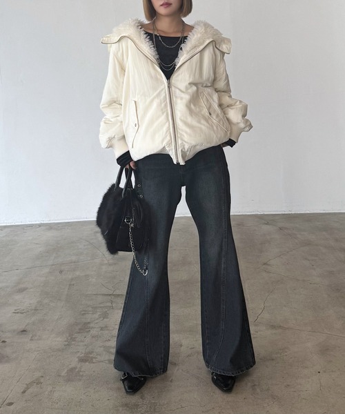 PAGEBOY（ページボーイ） ブルゾン アウター リバーシブルファーN2B