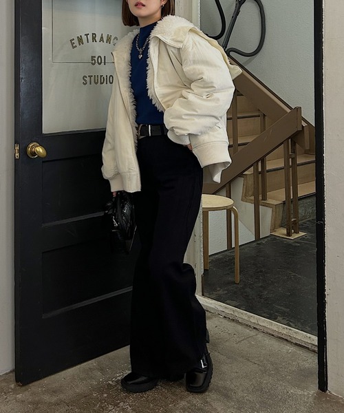 PAGEBOY（ページボーイ） ブルゾン アウター リバーシブルファーN2B