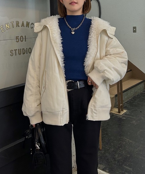 PAGEBOY（ページボーイ） ブルゾン アウター リバーシブルファーN2B