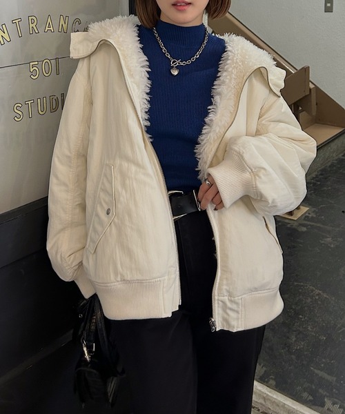 PAGEBOY（ページボーイ） ブルゾン アウター リバーシブルファーN2B