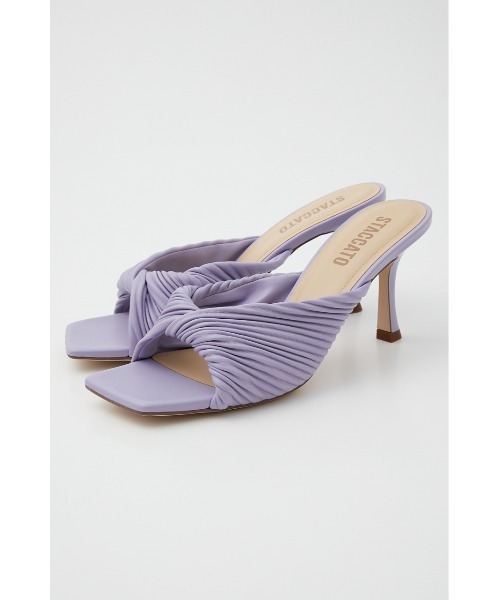 「STACCATO」 ミュール 23cm パープル レディース_画像2