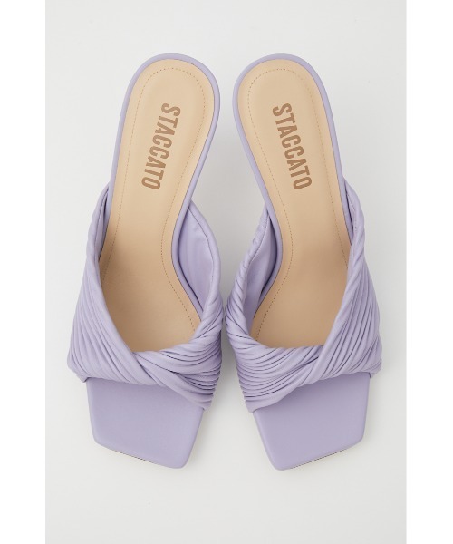 「STACCATO」 ミュール 23cm パープル レディース_画像3