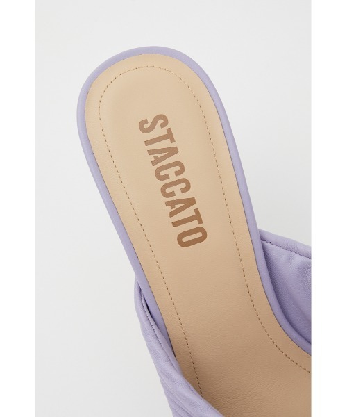 「STACCATO」 ミュール 23cm パープル レディース_画像9