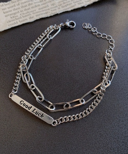 NO WAY ブレスレット /Bz/ユニセックスシルバーブレスレット/チェーン