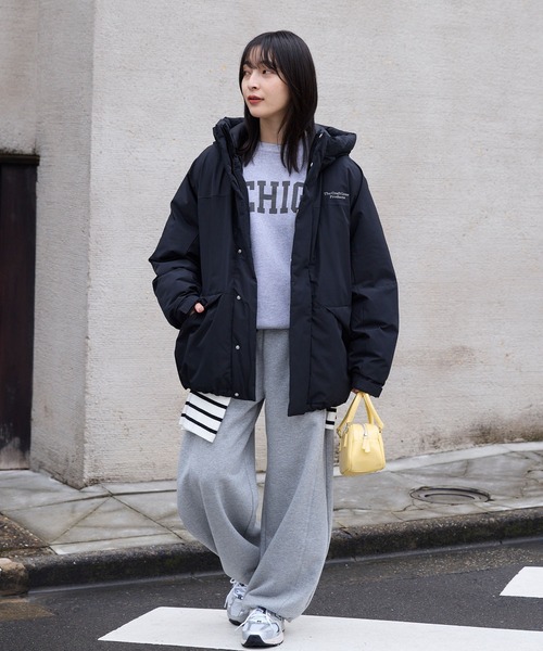 キャピタル　コート　ブルゾン　ビックシルエット　オーバーサイズ　サイズ1S 美品 セール】ビッグシルエット スタンドネックブルゾン / MA-1リブブルゾン