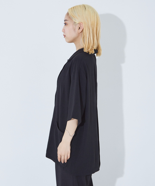 「NOMINE」 テーラードジャケット フリー オレンジ系その他 レディース_画像4