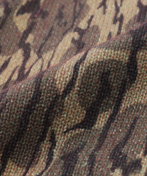 BoTT（ボット） セーター ニット Camo Printed Knit メンズ : ZOZOTOWN