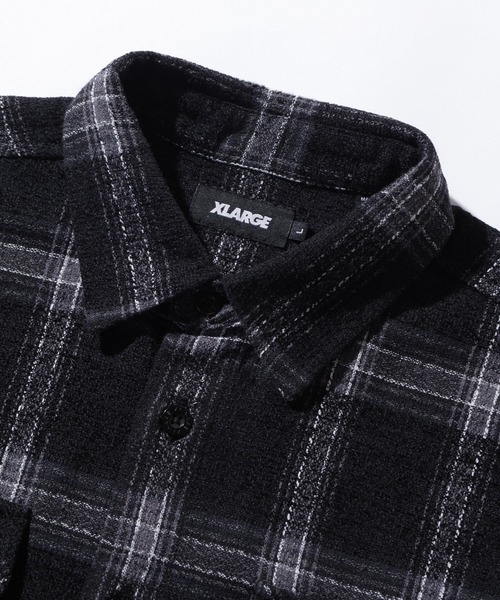 XLARGE（エクストラ ラージ） シャツ URBAN PLAID L/S SHIRT メンズ
