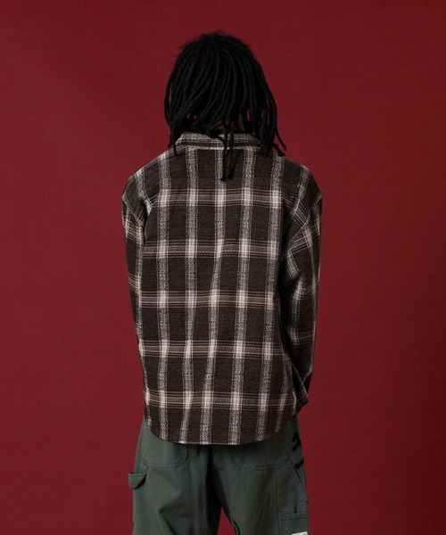 XLARGE（エクストラ ラージ） シャツ URBAN PLAID L/S SHIRT メンズ