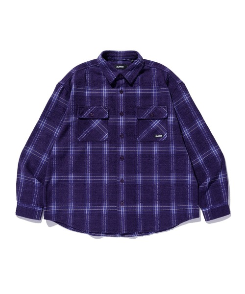XLARGE（エクストラ ラージ） シャツ URBAN PLAID L/S SHIRT メンズ