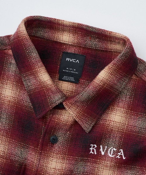 RVCA（ルーカ） シャツ メンズ WOLD WIDE SHIRT 長袖シャツ 「2025年