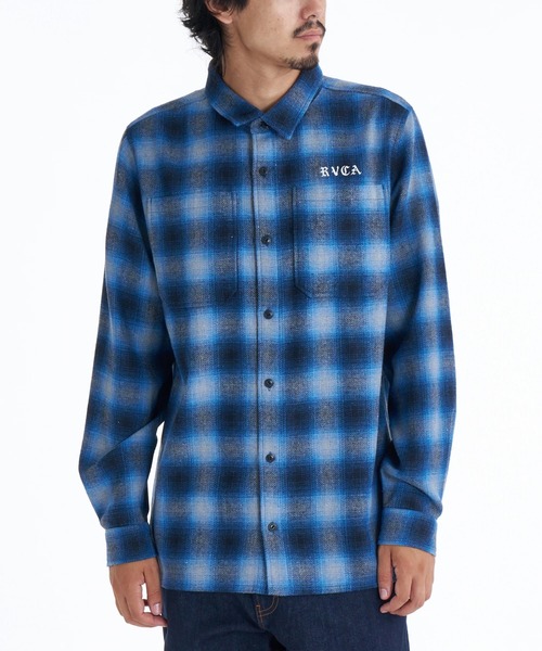 RVCA（ルーカ） シャツ メンズ WOLD WIDE SHIRT 長袖シャツ 「2025年