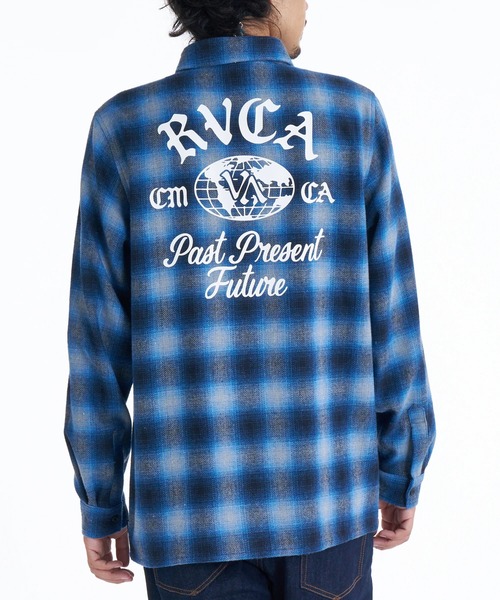 RVCA（ルーカ） シャツ メンズ WOLD WIDE SHIRT 長袖シャツ 「2025年