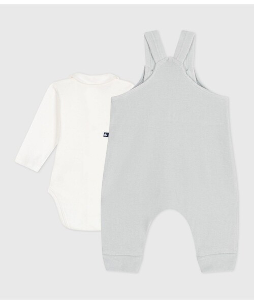 PETIT BATEAU（プチバトー） ベビー服 ロンパース ベビー2点セット