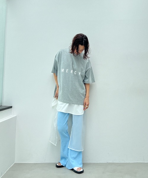 「y/m」 半袖Tシャツ FREE ホワイト レディース_画像2