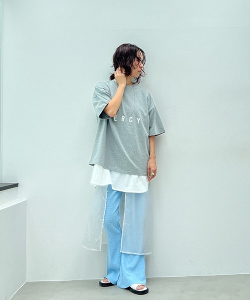 「y/m」 半袖Tシャツ FREE ホワイト レディース_画像3