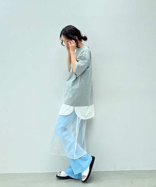 「y/m」 半袖Tシャツ FREE ホワイト レディース_画像4