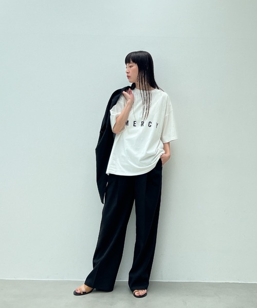 「y/m」 半袖Tシャツ FREE ホワイト レディース_画像8