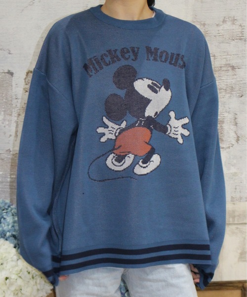 Disney（ディズニー） ニット セーター 「DISNEY/ディズニー」ミッキー