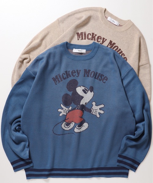 Disney（ディズニー） ニット セーター 「DISNEY/ディズニー」ミッキー