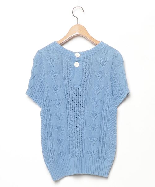 「iliann loeb」 半袖ニット - ブルー レディース_画像2