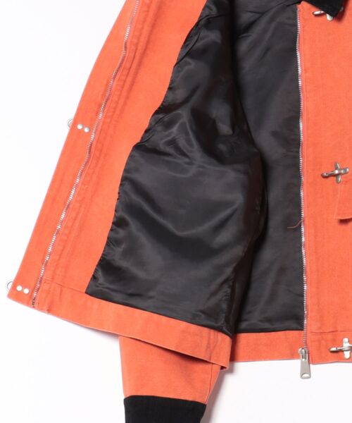 ブルゾン アウター a.p.o.v. ピグメントキャンバスコーデュロイ襟