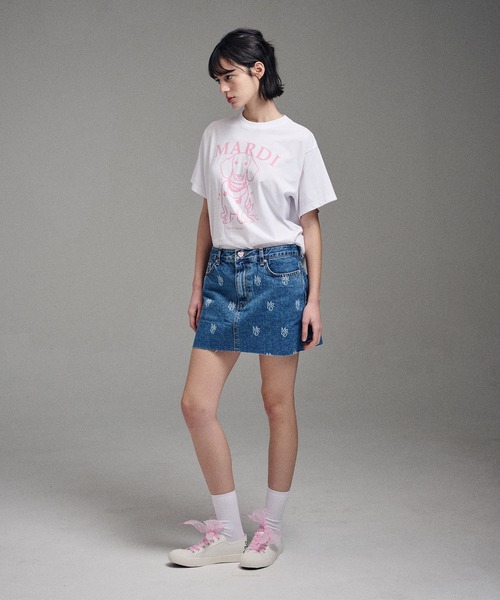 「Mardi Mercredi」 半袖Tシャツ FREE ベージュ系その他 レディース_画像7