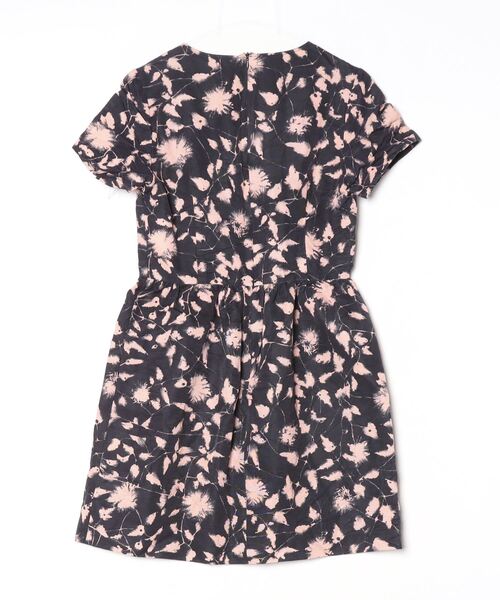 「Tara Jarmon」 半袖ワンピース 38 ネイビー レディース_画像2