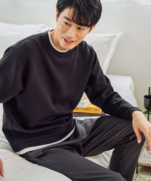 GLOBAL WORK トレーナー スウェット ライトクッションクルー