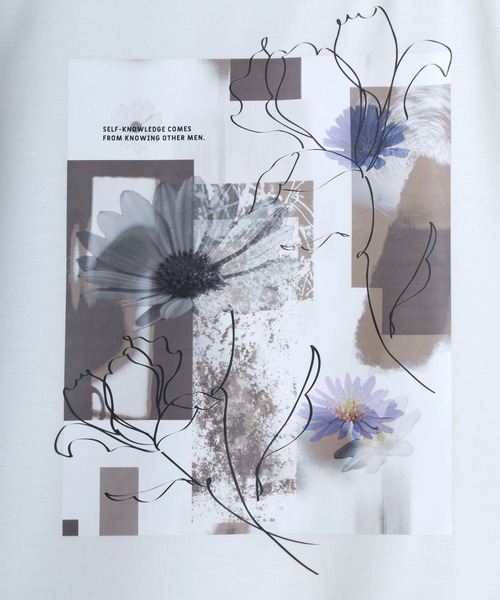 「ANPAS」 半袖Tシャツ M ライトグレー メンズ_画像9