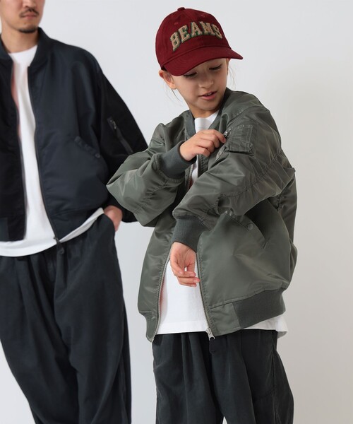 BEAMS ビームス クレイジーMA-1 ダブルジップ S BEAMS（ビームス）Crazy MA-1 Jacket（ブルゾン ブルゾン）通販｜BEAMS