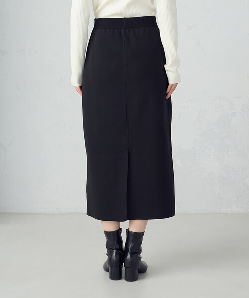 COMME CA ISM（コムサイズム） スカート コード刺繍 ナロースカート