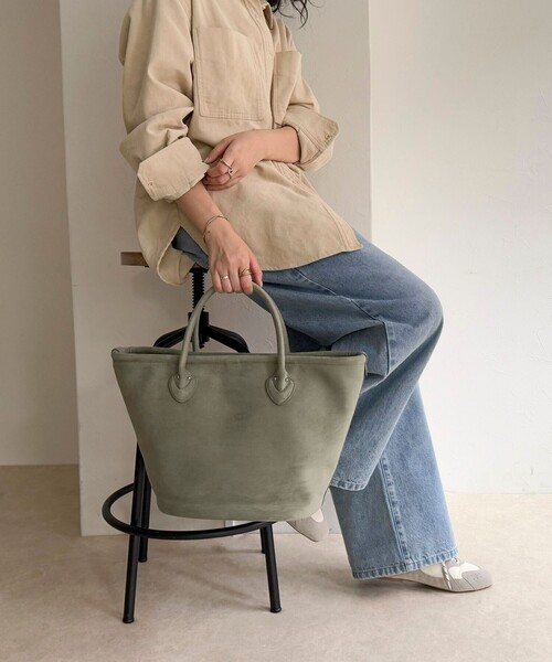 fredy emue（フレディエミュ） トートバッグ フェイクスエード