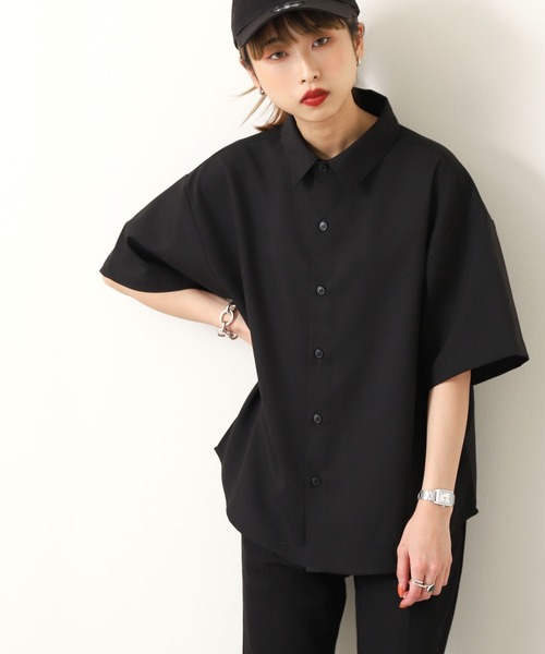 「ZIP FIVE」 半袖シャツ X-LARGE ブラック メンズ_画像8