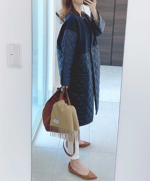 Audrey and John Wad（オードリーアンドジョンワッド） 中綿コート F