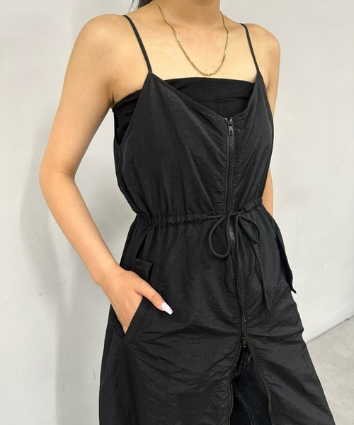 「Six M」 キャミソールワンピース FREE ブラック レディース_画像2