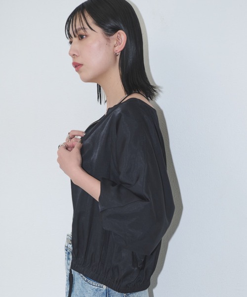 「Aunt Marie's」 ブルゾン FREE ブラック レディース_画像8