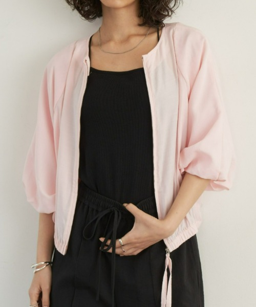 「Aunt Marie's」 ブルゾン FREE ブラック レディース_画像9