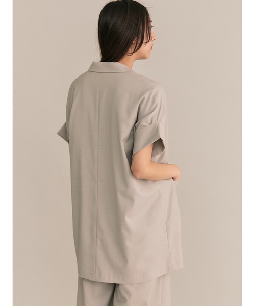 「TONAL」 テーラードジャケット 38 ベージュ レディース_画像5