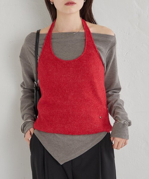 mystic（ミスティック） tシャツ ホルタービスチェSETロンT レディース