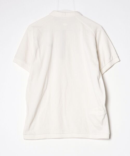 「FRED PERRY」 ワンポイント半袖ポロシャツ L ベージュ メンズ_画像2