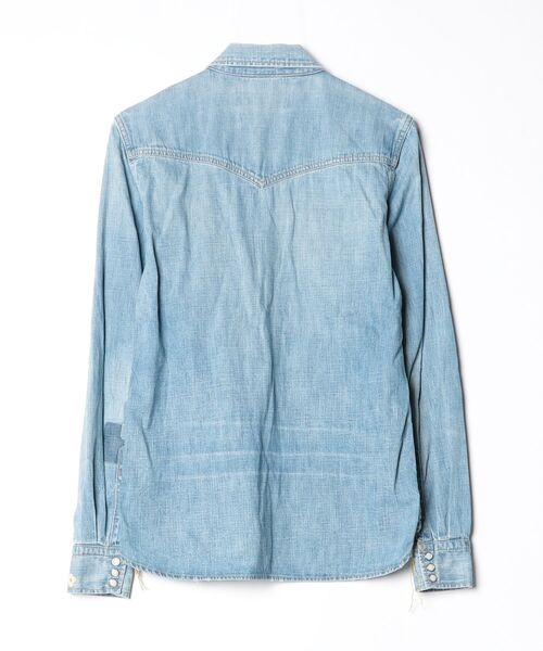 REMI RELIEF（レミ レリーフ） 長袖シャツ S ブルー メンズ : ZOZOTOWN