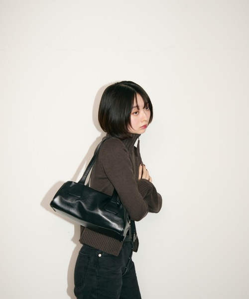 TONER ボストンバッグ 合皮ミニボストンバッグ レディース メンズ