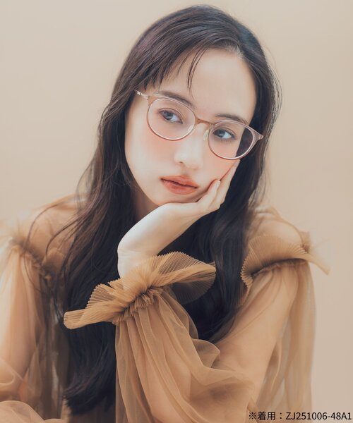 Zoff（ゾフ） 伊達メガネ メガネ 眼鏡 Zoff SMART with MAQuillAGE