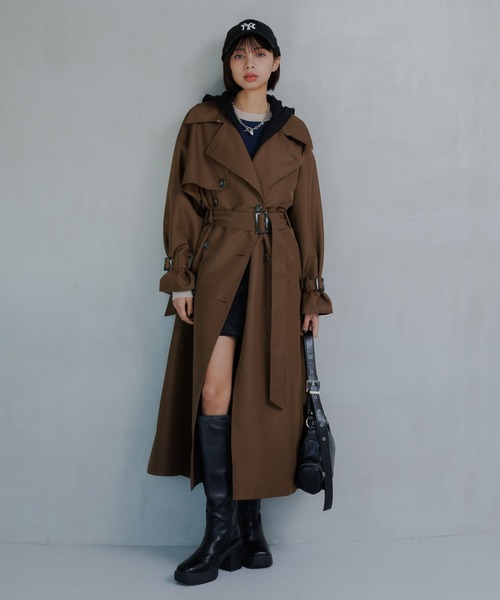 PAGEBOY（ページボーイ） トレンチコート コート 2WAYウラケフード