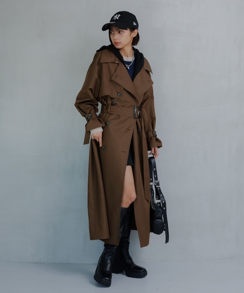 PAGEBOY（ページボーイ） トレンチコート コート 2WAYウラケフード