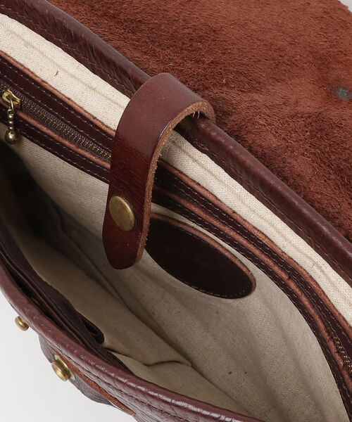 「SLOW」 ショルダーバッグ - ブラウン レディース_画像4