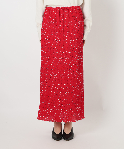 SLOBE IENA（スローブイエナ） スカート flower pleats アイライン